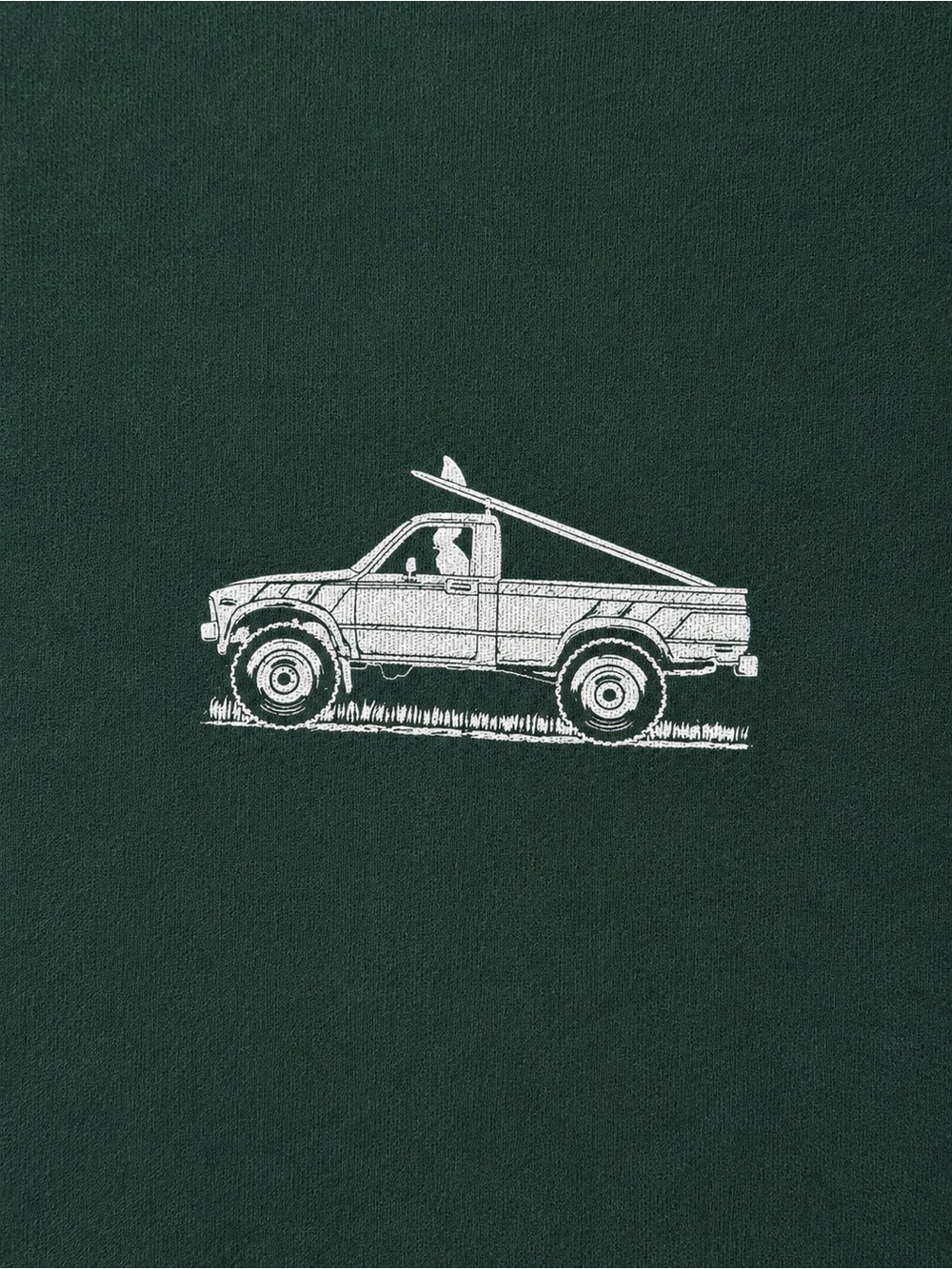 Bella + Canvas Kauai Hawaii Surf Truck Graphic Tee Green Graphic T Shirt Beach M - Picture 3 of 5
